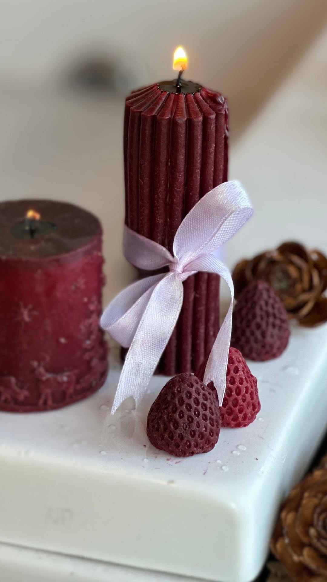 North Pole- Scented candle (Vanilla Caramel) / Scent customisation available