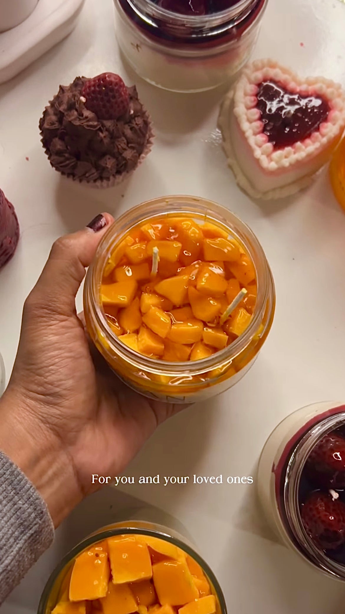 Alfonso Jellow : Mango Cheesecake Candle.